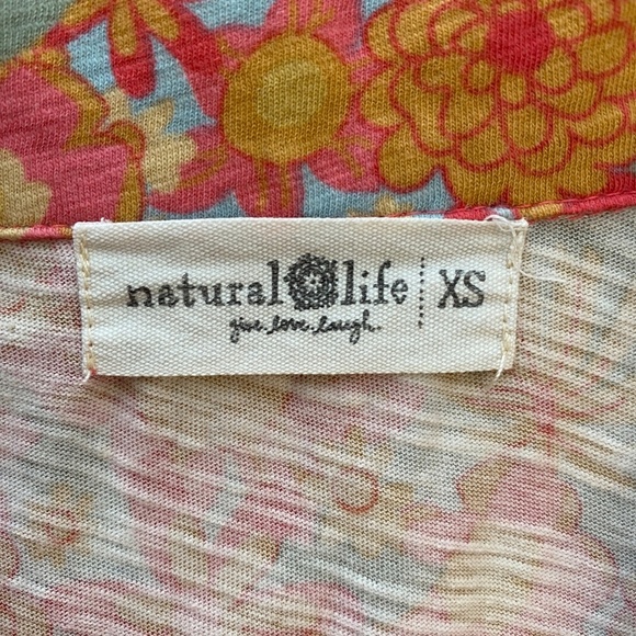 Natural Life Lauren Sleeveless Floral Print Maxi Dress Size XS - Picture 10 of 15